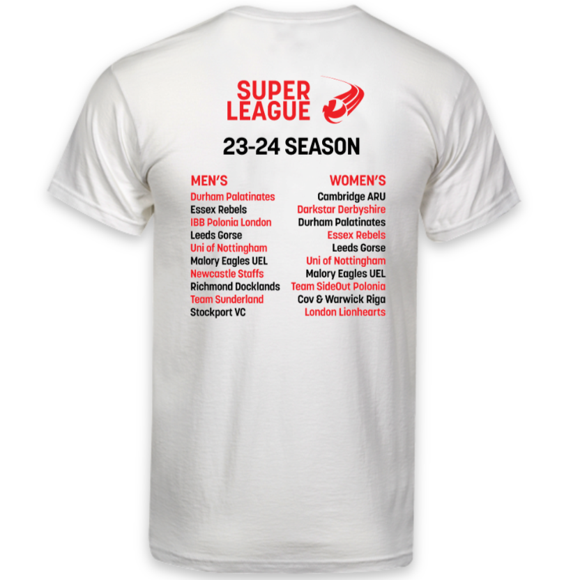 *CLEARANCE* Volleyball England Super League 23-24 T-Shirt