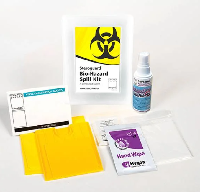 Steroguard Biohazard Spill Kit – Single Clean Up Pack