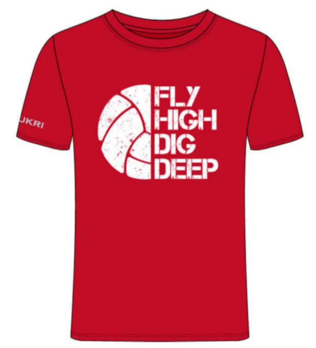 Kukri T-Shirt - Fly High Dig Deep (Red)